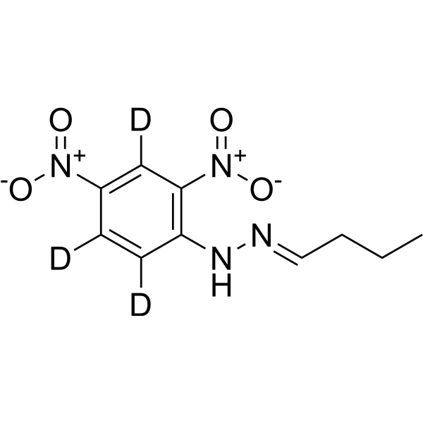 Butyraldehyde 2,4-dinitrophenylhydrazone-d3 259824-54-9